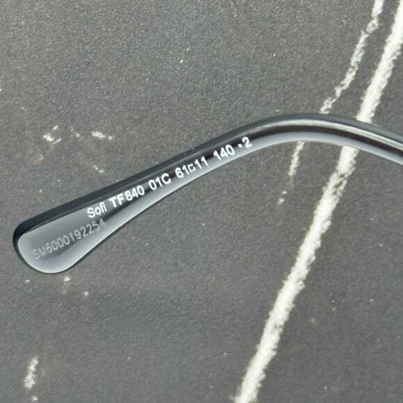 NEW TOM FORD SOFI TF840 01C SUNGLASSES WOMEN SQUARE BLACK EYEWEAR FT0840/S - Picture 11 of 13